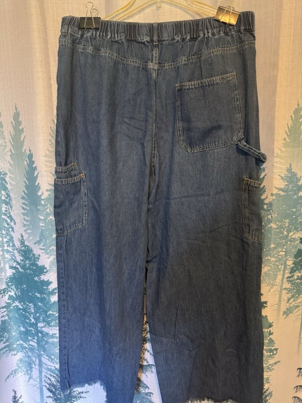 Westbound Woman 18WS Wide Leg Carpenter Cargo Jeans USED